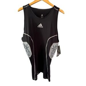 Adidas Techfit Ironskin Padded Sleeveless Shirt Mens XL Football Protective Tank